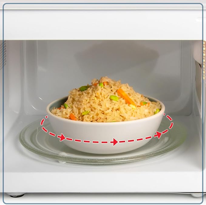 Nostalgia Retro Countertop Microwave Oven - 1.1 Cu Ft & 1000 Watt Power- Easy to Clean with Removable Glass Turntable - Child Safety Lock - 12 Programs - Digital Clock - Red