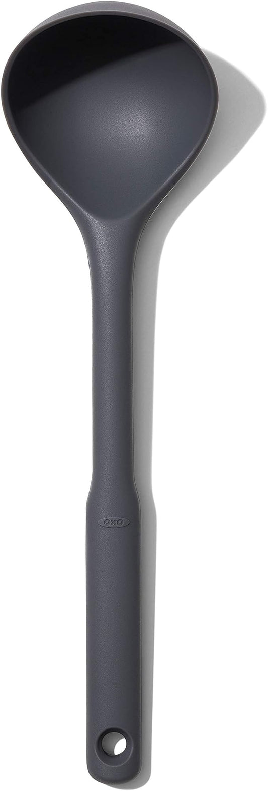 OXO Good Grips Silicone Everyday Ladle, 719812689807, Peppercorn, One Size