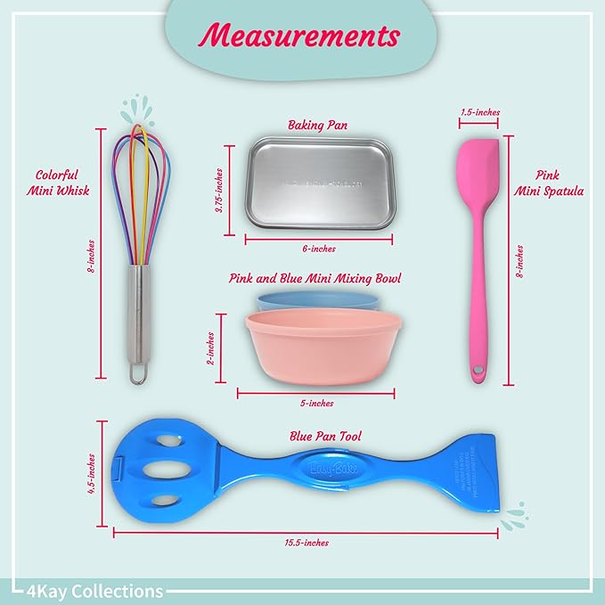 Ultimate Easy Baking Oven Bundle For Kids With 19 Items - Oven, 2 Refill Mixes, Apron, Hat, Bowl, Spatula, Whisk, 9 Stickers, Baking Pan & Tool (Heroic Hot Pink Baker Bundle)