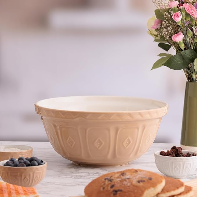 Mason Cash Cane Collection S12 (4.25 Qt) Mixing Bowl 4.25 Quart