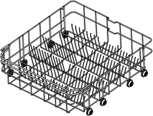 Samsung DD82-01384A Dishwasher Lower Dishrack Assembly