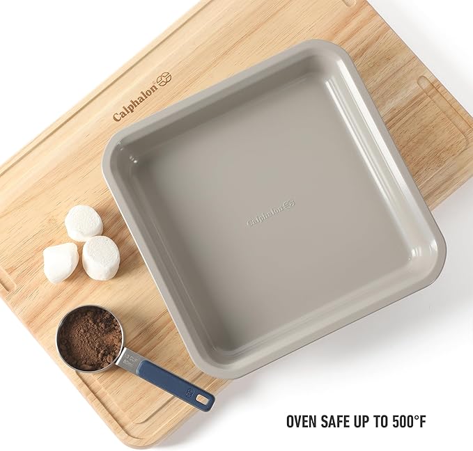 Calphalon Legacy 9 Inch PFA Free Nonstick Bake Pan - Taupe