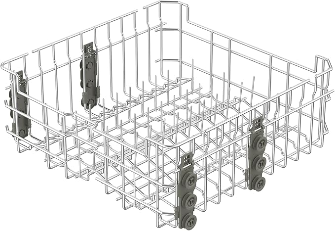 UPGRADED WD28X30219 Dishwasher Upper Rack-SS304 Compatible with General Electric GE Hotpoint Dishwasher Replacement Parts WD28X24397 WD28X23156 WD28X24421 WD28X25190 WD28X26104 Upper Dishrack Assembly