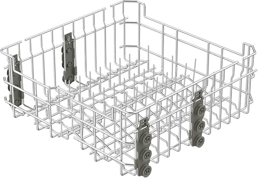 UPGRADED WD28X30219 Dishwasher Upper Rack-SS304 Compatible with General Electric GE Hotpoint Dishwasher Replacement Parts WD28X24397 WD28X23156 WD28X24421 WD28X25190 WD28X26104 Upper Dishrack Assembly