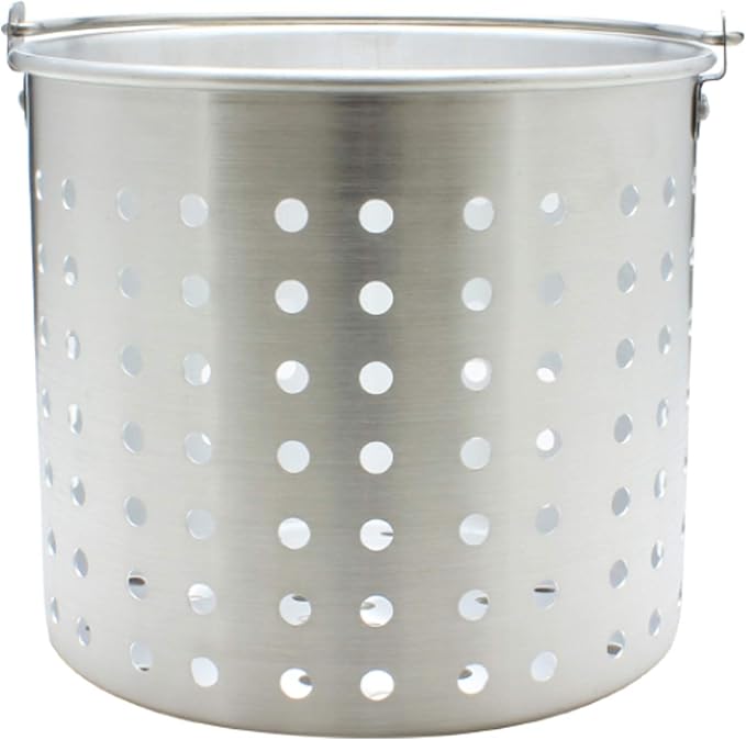 Thunder Group 100 quart Aluminum steamer basket for stock pot, comes in each