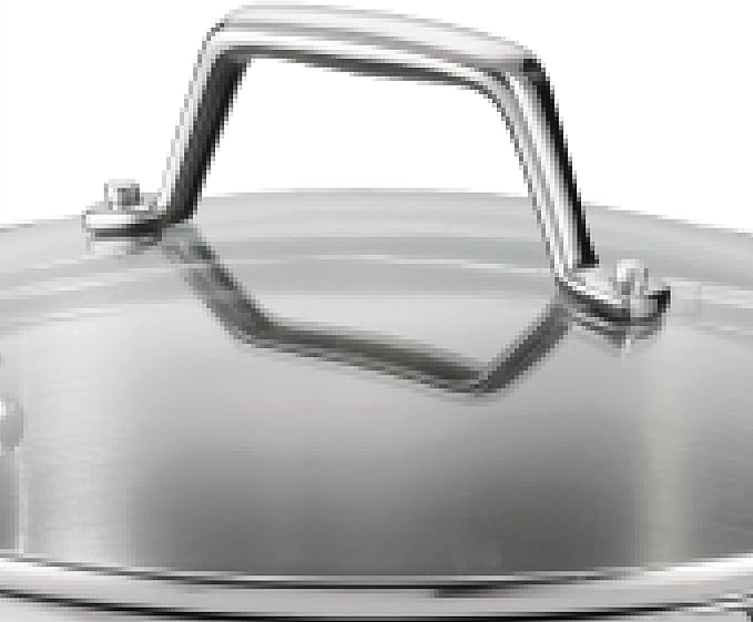 Tramontina Gourmet 5-Quart Steamer Set, Tri-Ply Base Stainless Steel Dutch Oven with Steamer Insert and Glass Lid, Induction-Ready