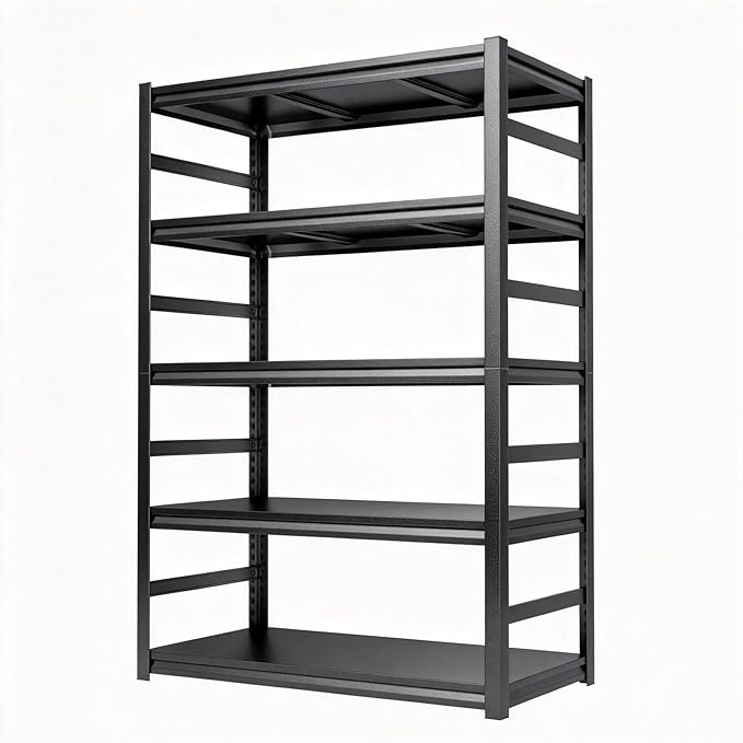 Kitchen Shelves Pantry Organizers and Storage, Adjustable Metal Shelving Unit, Kitchen Essentials Microwave Stand, Corner Shelf, Home Organization (5 Tier 35.4" W×15.7" D×71.2" H, 5)