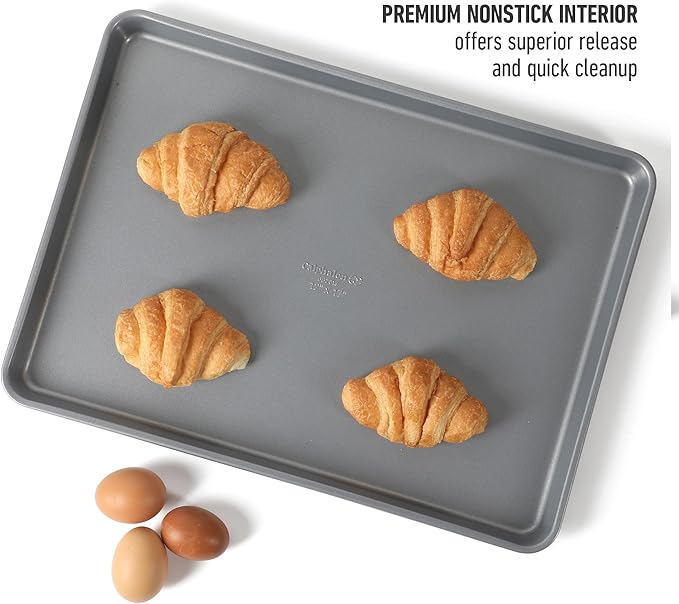 Calphalon Titan Steel Core 2 Piece, 12 x 17 Inch Nonstick Cookie Sheet