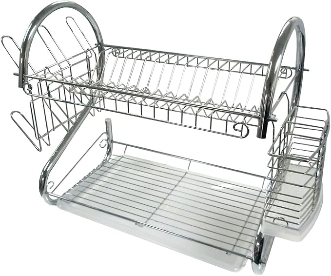 Better Chef 22-inch Steel Dish Rack, Chrome93575986M