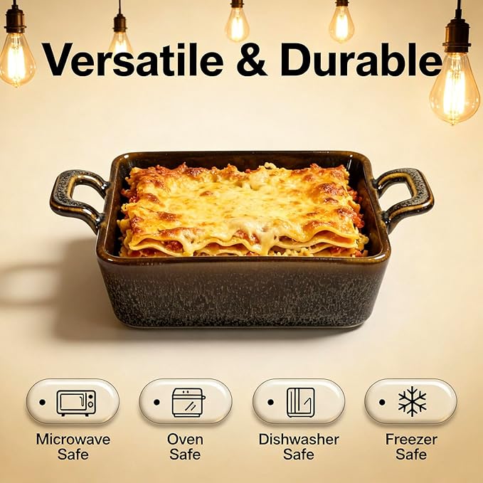 Creme Brulee Ramekins, Chef’s Tools Crème Brûlée Ramekin Set, 10 oz Mini Porcelain Souffle Dish, Oven Safe Ramekins with Handle, for Baking, Dessert, Butter, sauces, dipping, food prep, Brown