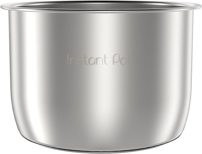 Instant Pot Stainless Steel Inner Cooking Pot 8-Qt, Polished Surface, Rice Cooker, Stainless Steel Cooking Pot