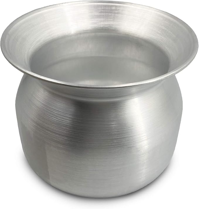 Sticky Rice Aluminum Cook Pot from Thailand - Genuine Replacement Pot for Traditional Steamer Crock, Family Size 8.67 Inch Standard Diameter (22 cm)