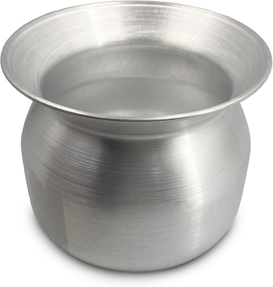 Sticky Rice Aluminum Cook Pot from Thailand - Genuine Replacement Pot for Traditional Steamer Crock, Family Size 8.67 Inch Standard Diameter (22 cm)