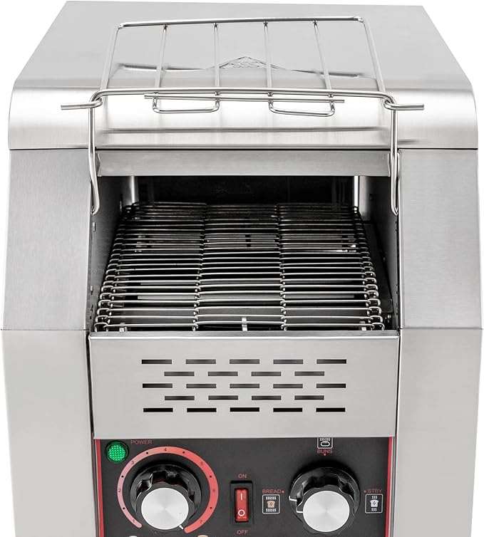LYNICESHOP Commercial Conveyor Toaster, 150slices/h Stainless Steel Bread Baking Machine Commercial Conveyor Toaster Countertop Electric Restaurant Equipment for Home Restaurants Bakery