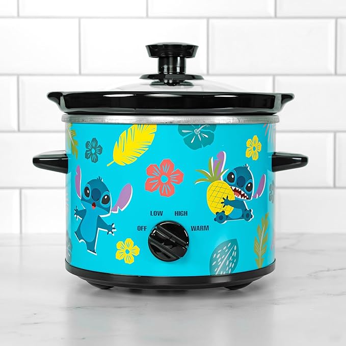Uncanny Brands Disney Lilo & Stitch 2qt Slow Cooker - Small Kitchen Appliance