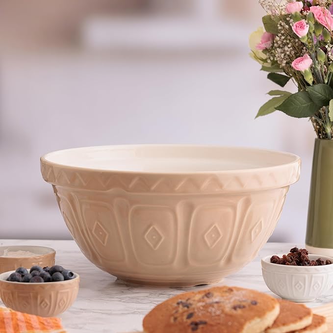 Mason Cash Cane Collection S6 (6.35 Qt) Mixing Bowl 6.35 Quart