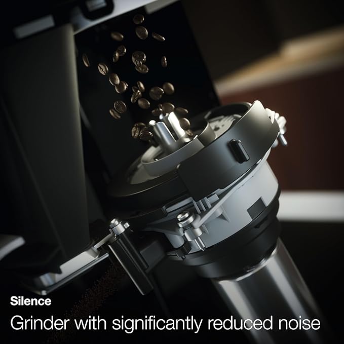 Miele CM 5310 Silence Automatic Coffee Maker - With OneTouch for Two, AromaticSystem, Individual Profile Settings, and Cleaning Programs, in Obsidian Black