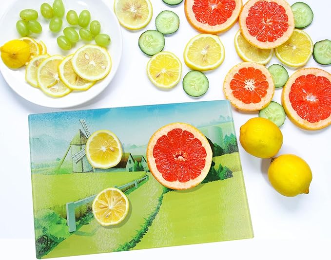 2 Pcs sublimation cutting board blanks???11 x 7.87 Inch sublimation cutting boards???Textured Sublimation Anti Slip Cutting Board Heat Scratch Resistant Blank Cutting Board