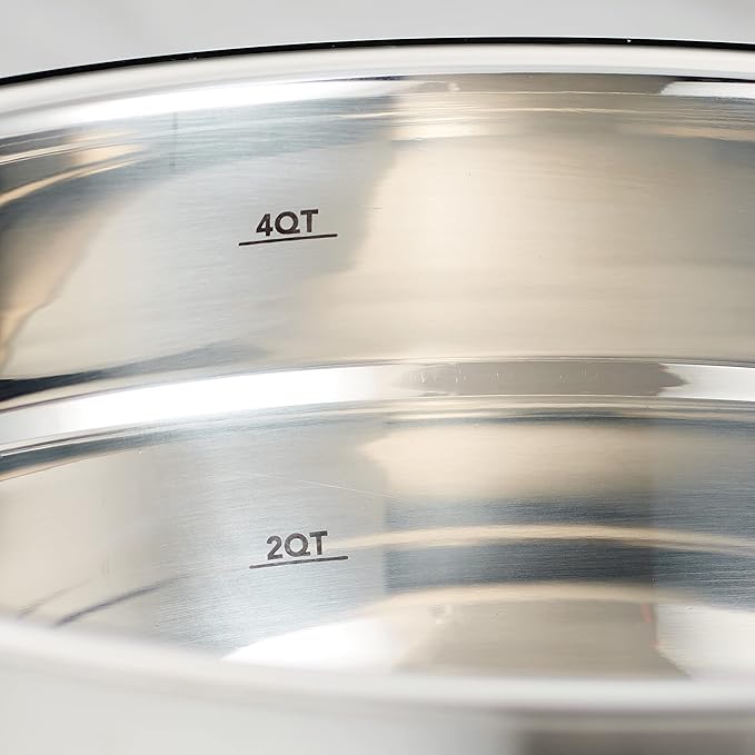 Tramontina 10 Pc Covered Stainless Steel and Silicone Mixing Bowl Set (Mint Green)