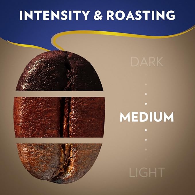Lavazza Super Crema Whole Bean Coffee, Medium Espresso Roast, Arabica and Robusta Blend, 22 oz Bag (Pack of 6)
