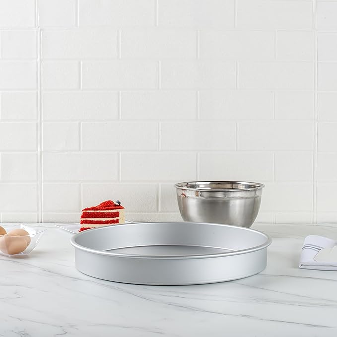 Restaurantware Baking Pans/8078/2 Basking Pans, 14.0×14.0×2.0 inches, Silver (Pack of 3)