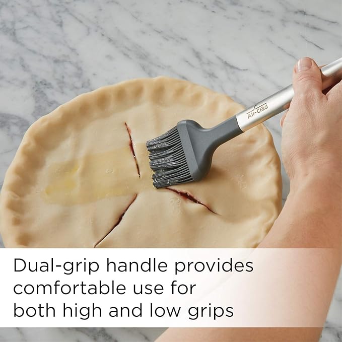 All-Clad Specialty Silicone Kitchen Gadgets Pastry Brush Kitchen Tools, Kitchen Hacks Silver