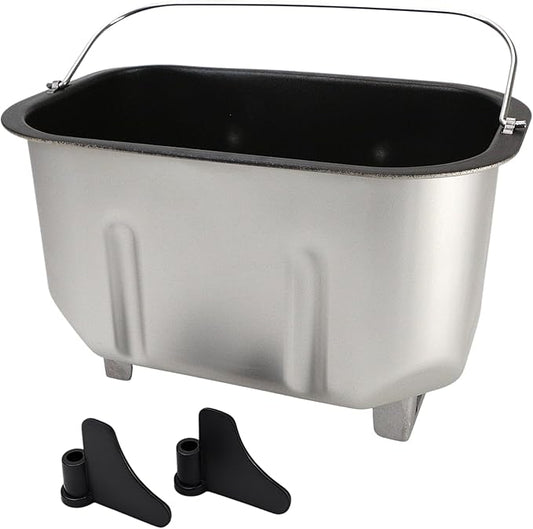 Bread Machine Pan Replacement, Liner Mixing Bread Bucket with Kneading Paddle, Fits for Bread Maker BM1403, Universal Bread Pan Accessories Part