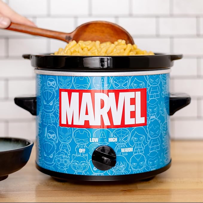 Uncanny Brands Marvel Eat the Universe Go-Go 2qt Slow Cooker - Cook With Marvel Characters