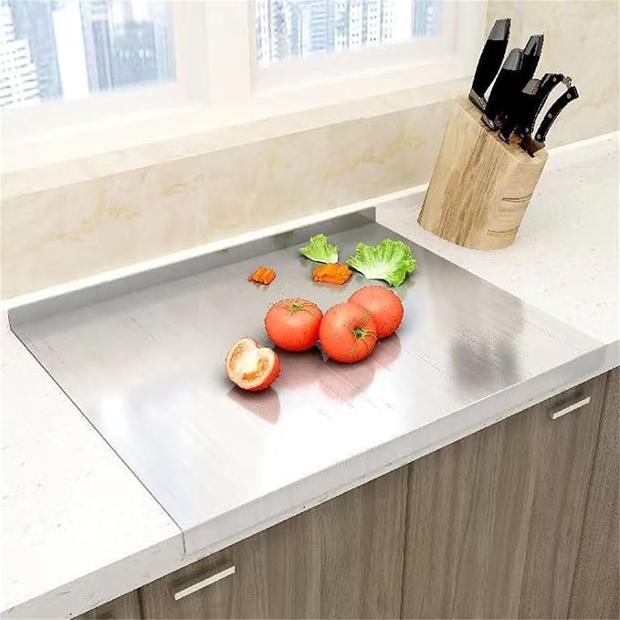 Stainless Steel L Shape Pastry Board - Kneading Board Cutting Mats (40 * 60cm/15.7 * 23.6in)