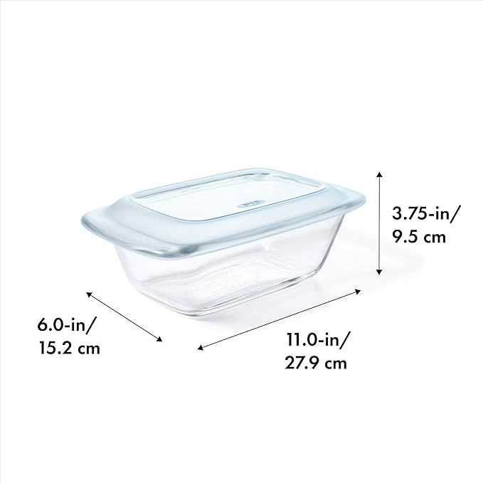 OXO Good Grips GLASS LOAF PAN WITH LID