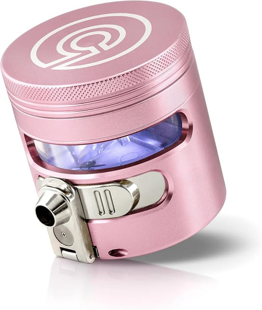 MANUAL Grinder AUTOMATIC Dispenser Large 2.5" Aluminum Alloy, for HOME & KITCHEN ONLY (Rose)…
