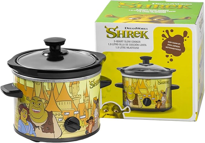 Uncanny Brands Shrek 2qt Slow Cooker - Small Kitchen Appliance