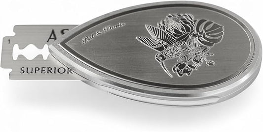 pat & doris Sourdough Bread Lame Dough Scoring Tool – CNC Aluminum Alloy Handle, Stainless Etched Side Plates, Magnetic Blade Storage