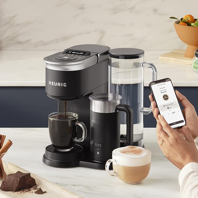 Keurig K-Cafe Essentials Single Serve K-Cup Pod Coffee Maker, Black