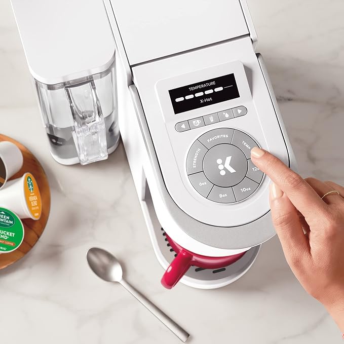 Keurig K-Supreme SMART Single Serve Coffee Maker With WiFi Compatibility, 4 Brew Sizes, And 66oz Removable Reservoir, Compatible with Alexa, White