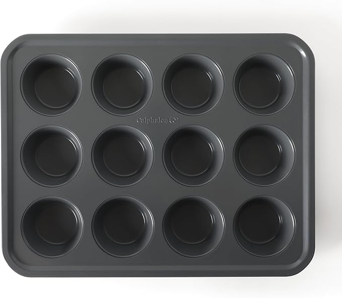 Calphalon Legacy 12 Cup PFA Free Nonstick Cupcake Muffin Pan - Blue