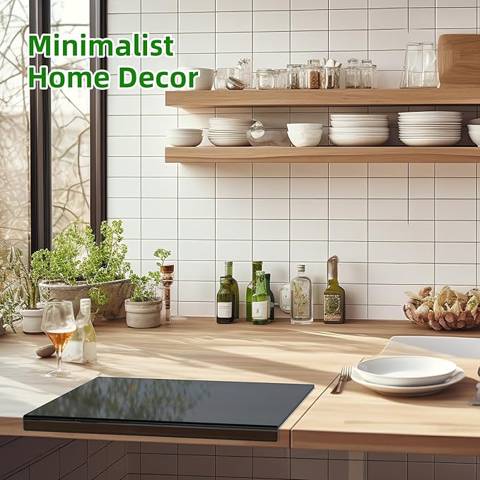 Acrylic Cutting Board with Counter Lip | 60% Thicker & Durable | BPA-Free & Food-Safe Kitchen Tool | Perfect for Protecting Countertops | Versatile & Easy to Clean | Ideal for Home & Professional Use