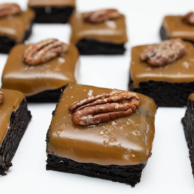 Crumble Crate - Salted Caramel Turtle Brownies DIY Baking Set/Kit. All pre-measured ingredients and essential baking tools, Gift Idea, Baking Gift Sets
