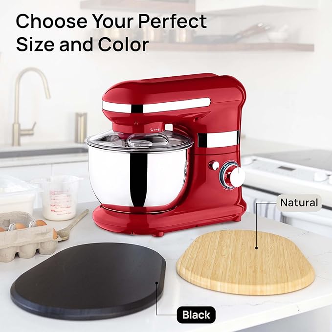 Ibyx Elegant Sliding Tray - Compatible with 4.5 Qt Kitchen Aid Mixer Slider for Counter and Other Heavy Appliances (Black)