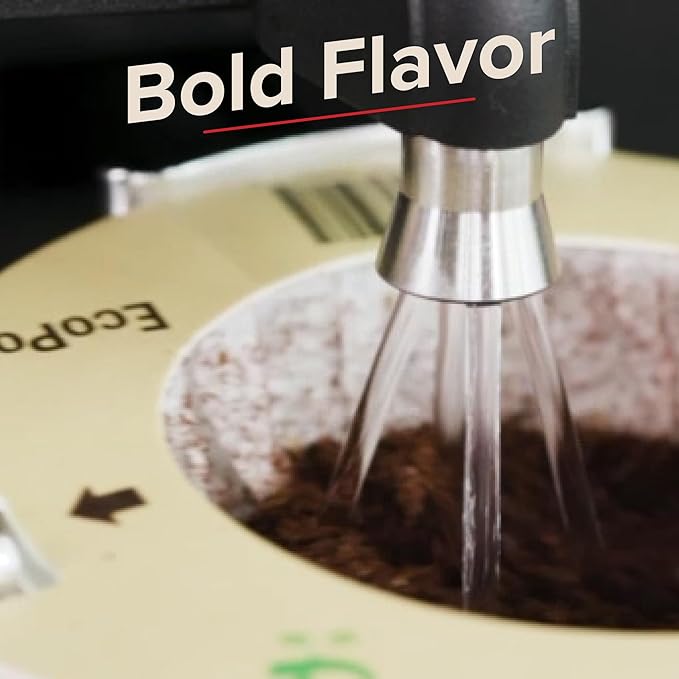 SWIRL Single Serve Pour Over Coffee Maker, Electric Kitchen Appliances, Plastic Free Brewing, Use with Cups or Mugs, Automated Pour Over, Black