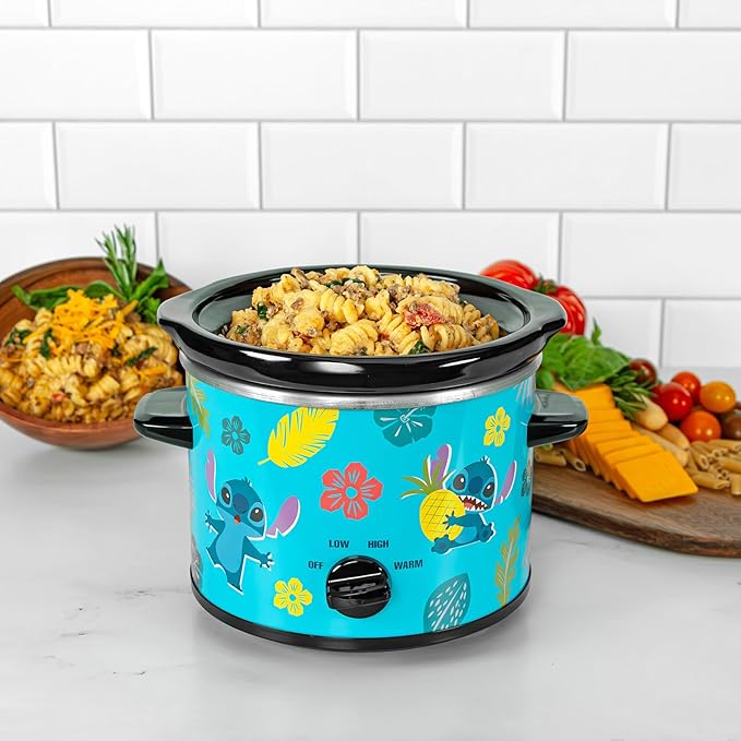 Uncanny Brands Disney Lilo & Stitch 2qt Slow Cooker - Small Kitchen Appliance