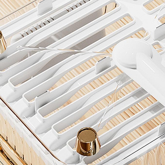 Dish Drying Rack, Dish Rack for Kitchen Counter Bowl Plate Storage Dish Drainer Rack with Drainboard for Kitchen Counter and Sink