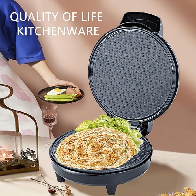 Mini Waffle Ice Cream Cone Maker, Homemade Ice Cream Cones 1200W Electric Nonstick Waffler Iron Machine, for DIY Home Kitchen Holiday Parties Baking, Get Home Ice Cones in 2 Minutes