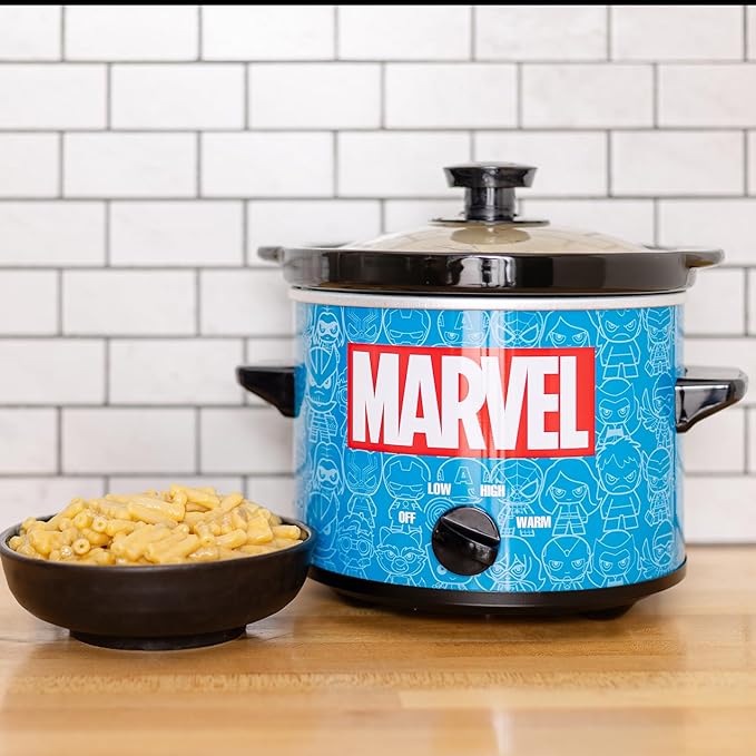 Uncanny Brands Marvel Eat the Universe Go-Go 2qt Slow Cooker - Cook With Marvel Characters