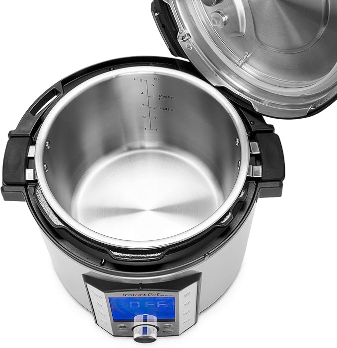 Instant Pot Stainless Steel Inner Cooking Pot with Handles, 6-Qt, Polished Surface, Use with 6-Qt Duo Evo, Pro & ProPlus