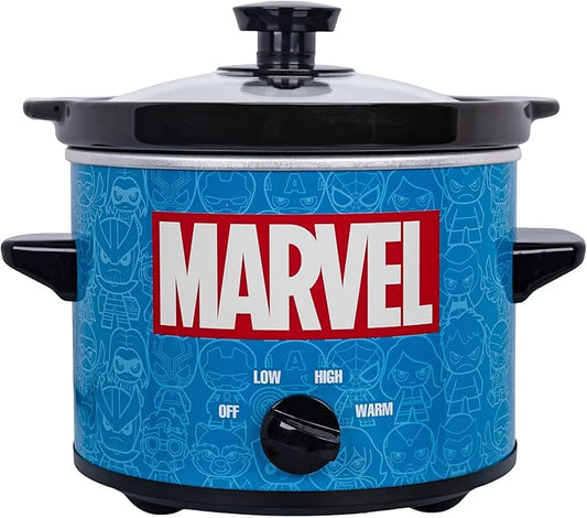 Uncanny Brands Marvel Eat the Universe Go-Go 2qt Slow Cooker - Cook With Marvel Characters