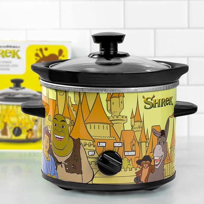 Uncanny Brands Shrek 2qt Slow Cooker - Small Kitchen Appliance