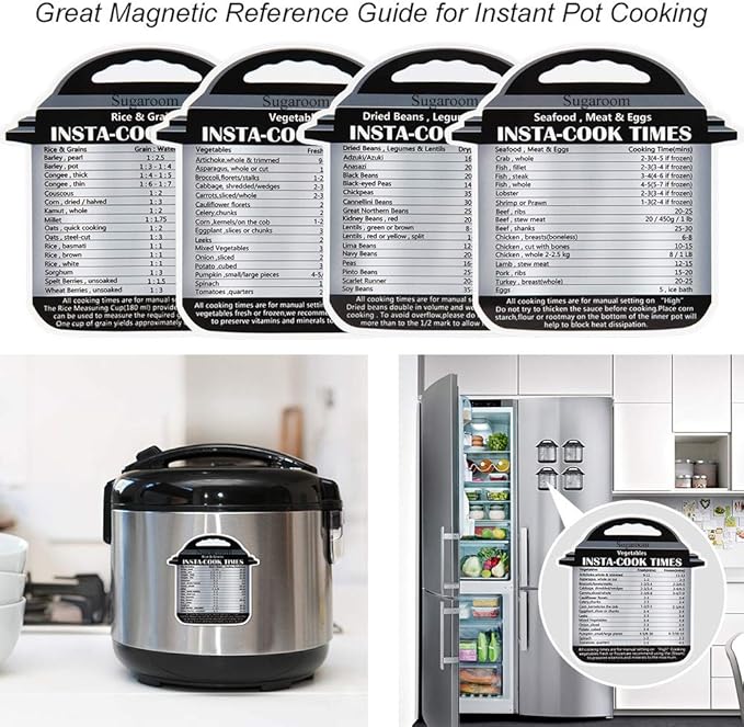 Sugaroom 101 PCS Pressure Cooker Accessories Set Compatible with Instant Pot Accessories 6 qt 8 quart - 2 Steamer Baskets, Springform Pan, Egg Rack, Egg Bites Mold, Steamer Rack and More
