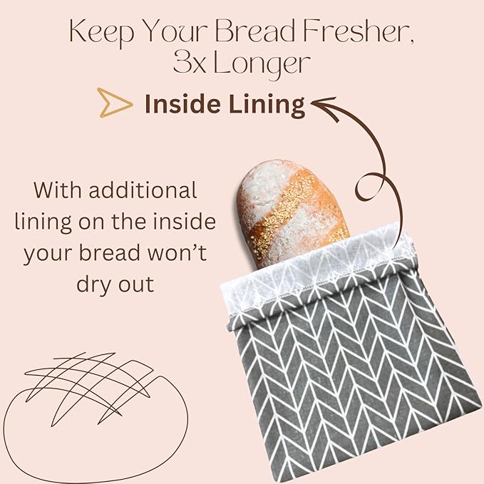 Simply H&K - All-in-One Sourdough Bread Kit with Thermometer & Bread Bag - Proofing Basket - Sour Dough Kit - Gift Giving