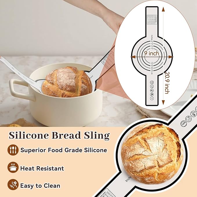 Sourdough Starter Kit,19PCS Banneton Bread Proofing Basket with Glass Sourdough Starter Jar, Sourdough Bread Baking Supplies, 9'' Round Bread Proofing Basket, for Bread Making Baking Fermentation
